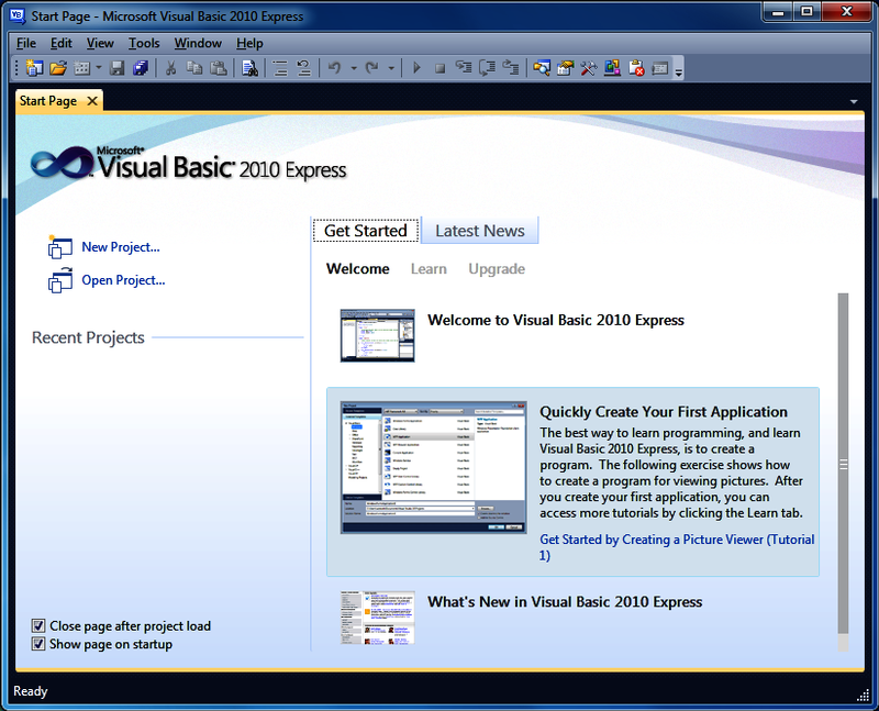 Microsoft Visual Basic 2010 Portable Free Download